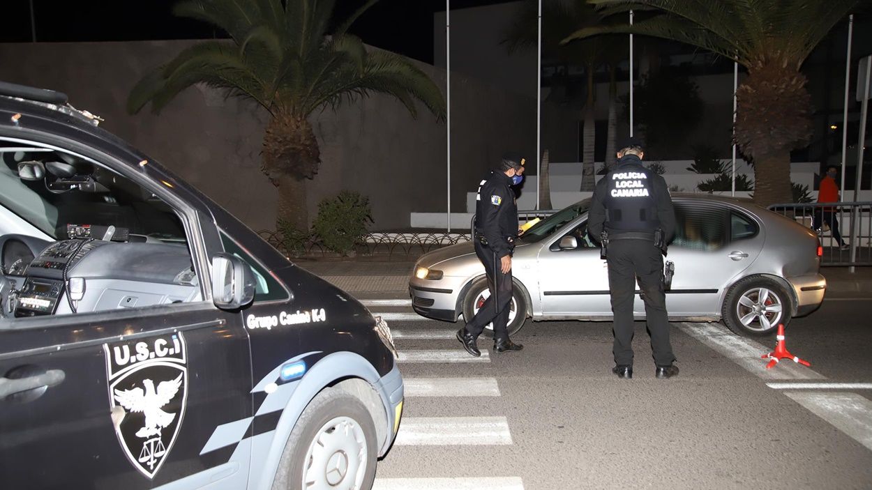 Control de la USCI y la Policía Autonómica Canaria