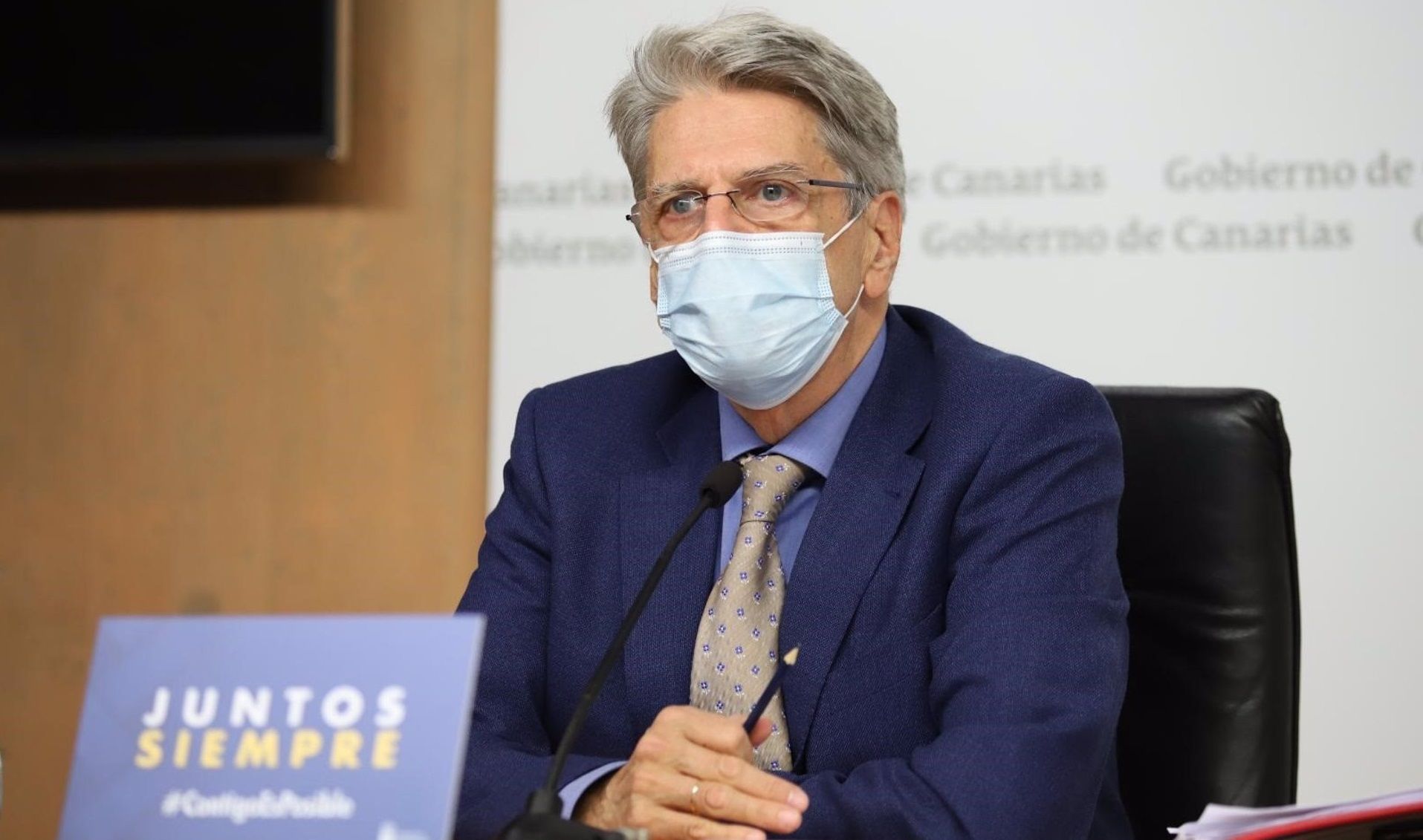 El portavoz del Gobierno de Canarias, Julio Pérez