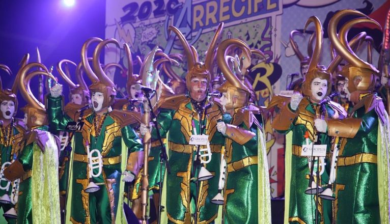 Los Tabletúos, en el concurso de murgas del año pasado Los Tabletúos, en el concurso de murgas del año pasado