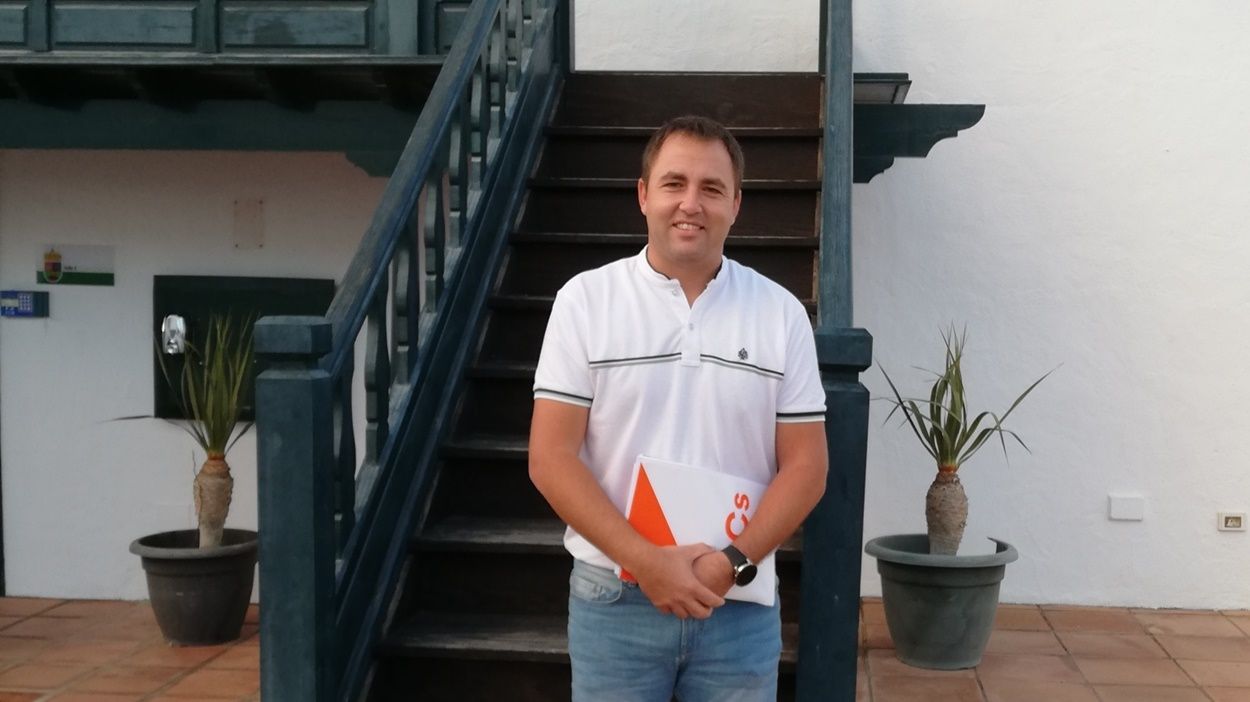 Bruno Medina, portavoz municipal de Ciudadanos en el Ayuntamiento de Yaiza