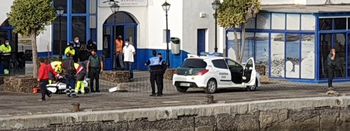 Apuñalamiento en el puerto de Playa Blanca