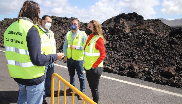 Visita a la carretera de Los Hervideros