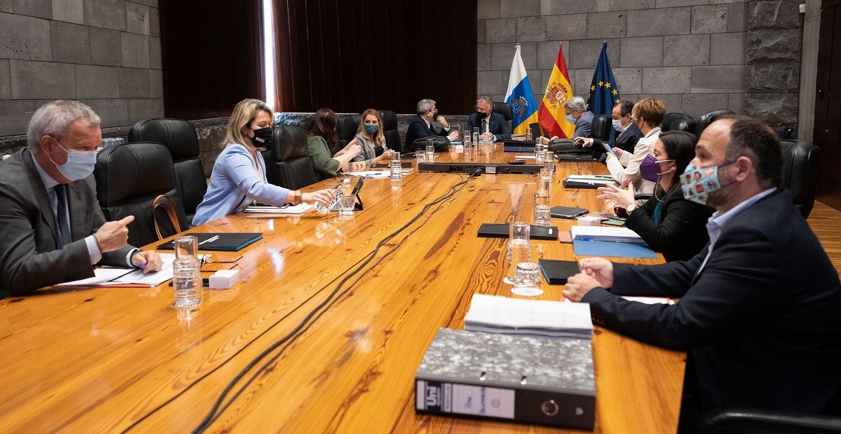 Imagen del Consejo de Gobierno de Canarias reunido este jueves