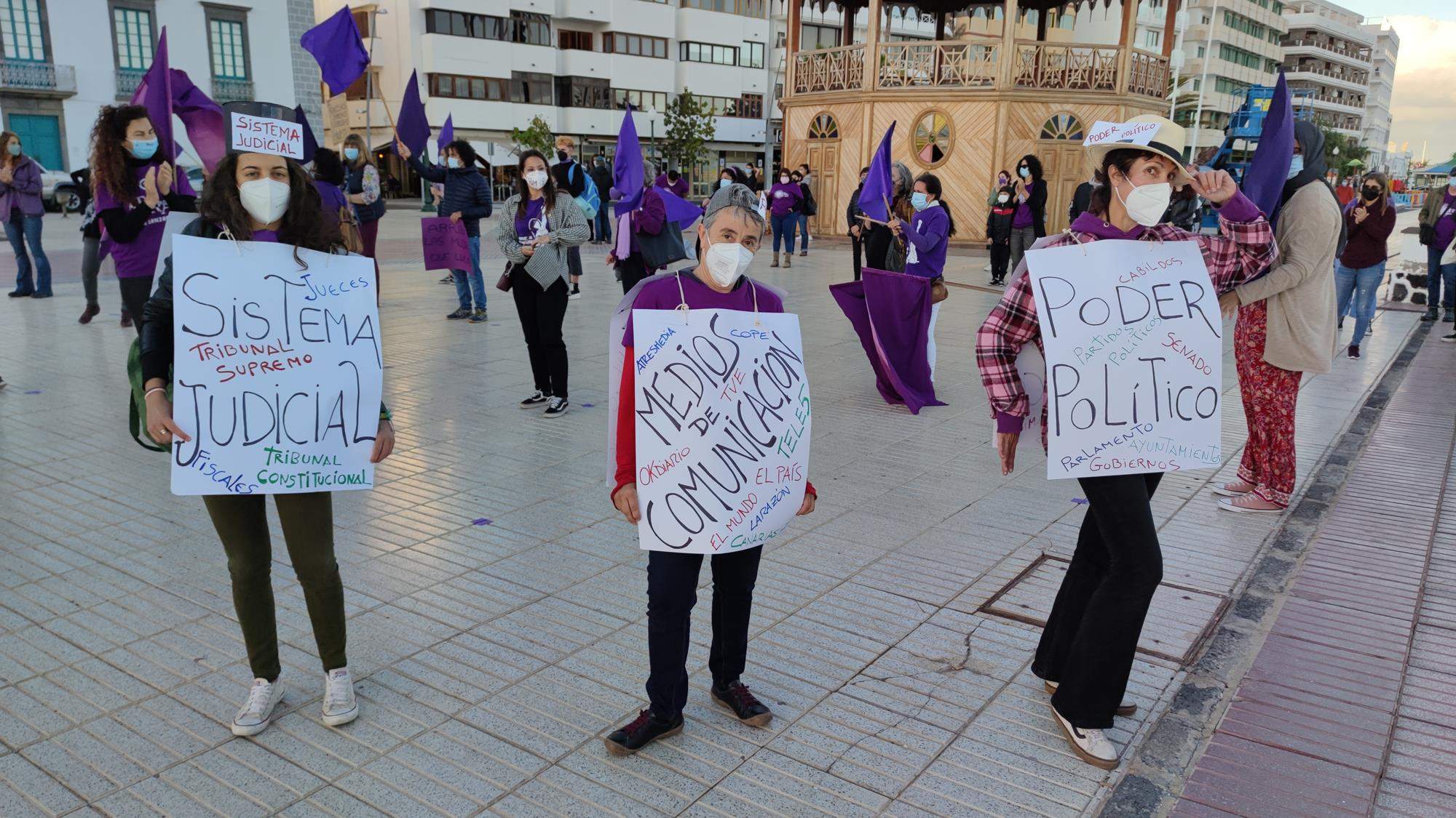 Concentración de la Plataforma Feminista por el 8 M