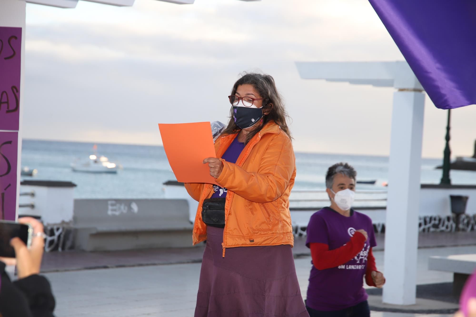 Concentración de la Plataforma Feminista por el 8 M