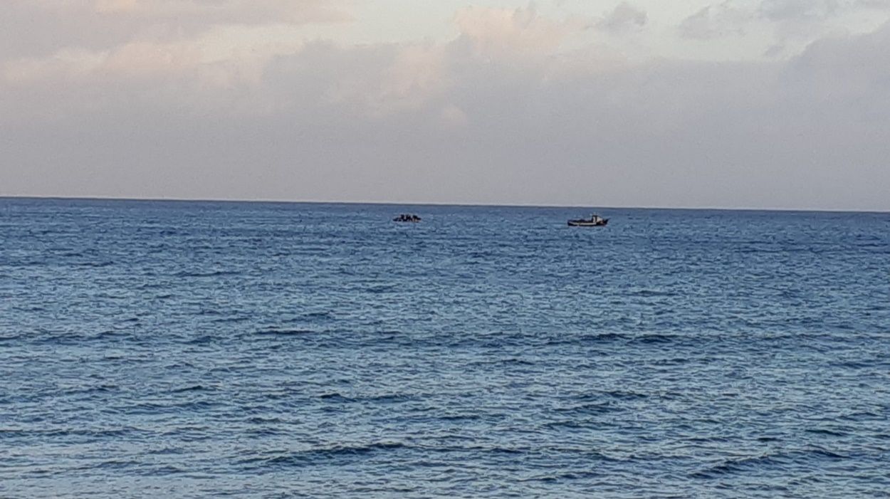 Rodaje de una película en Playa Honda que se confundió con una patera