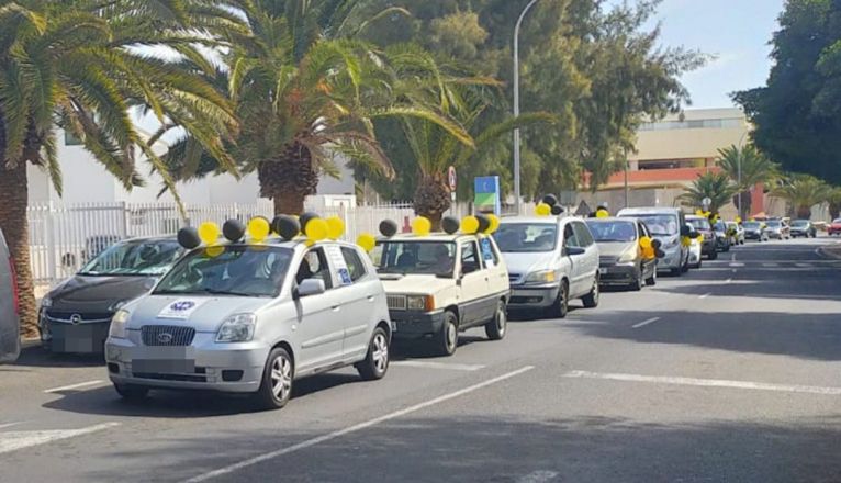 Protesta de los trabajadores públicos temporales en fraude de ley