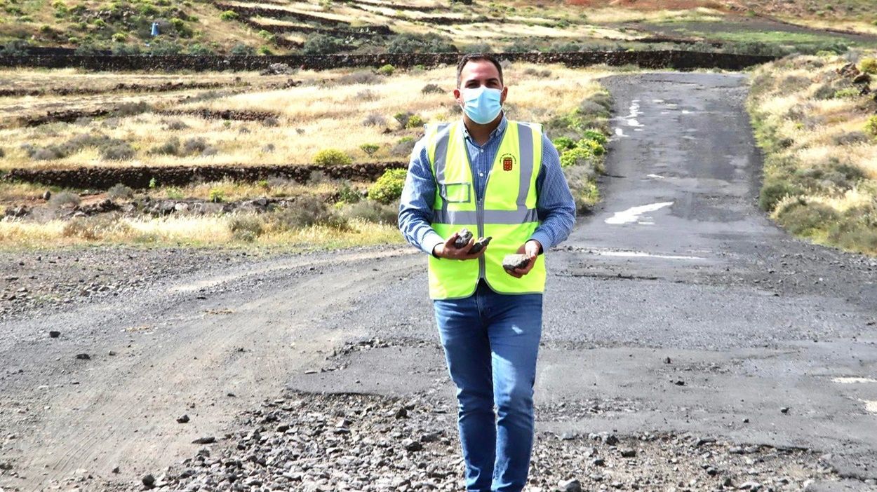 Jacobo Medina, en la carretera Santa Margarita