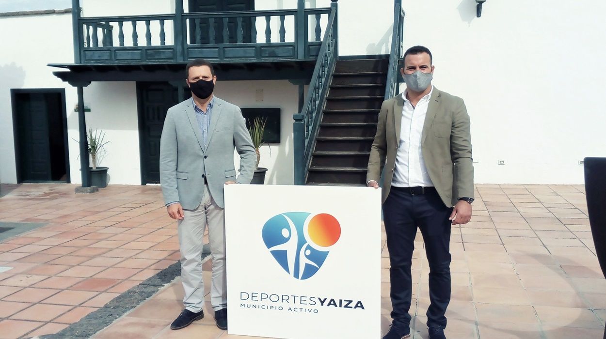 El alcalde de Yaiza y el concejal de Deportes