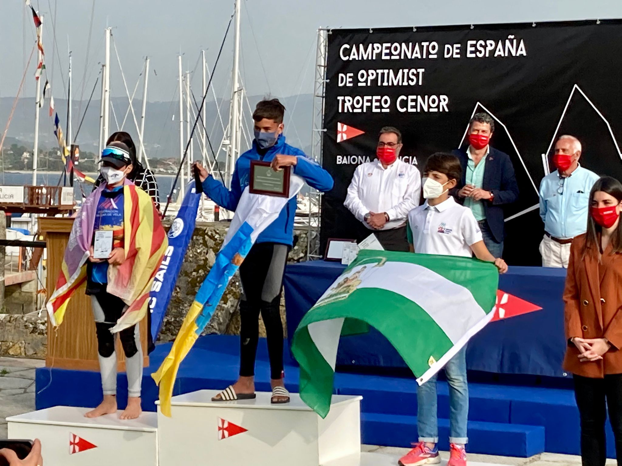 Fernando Benítez, campeón de España de Optimist