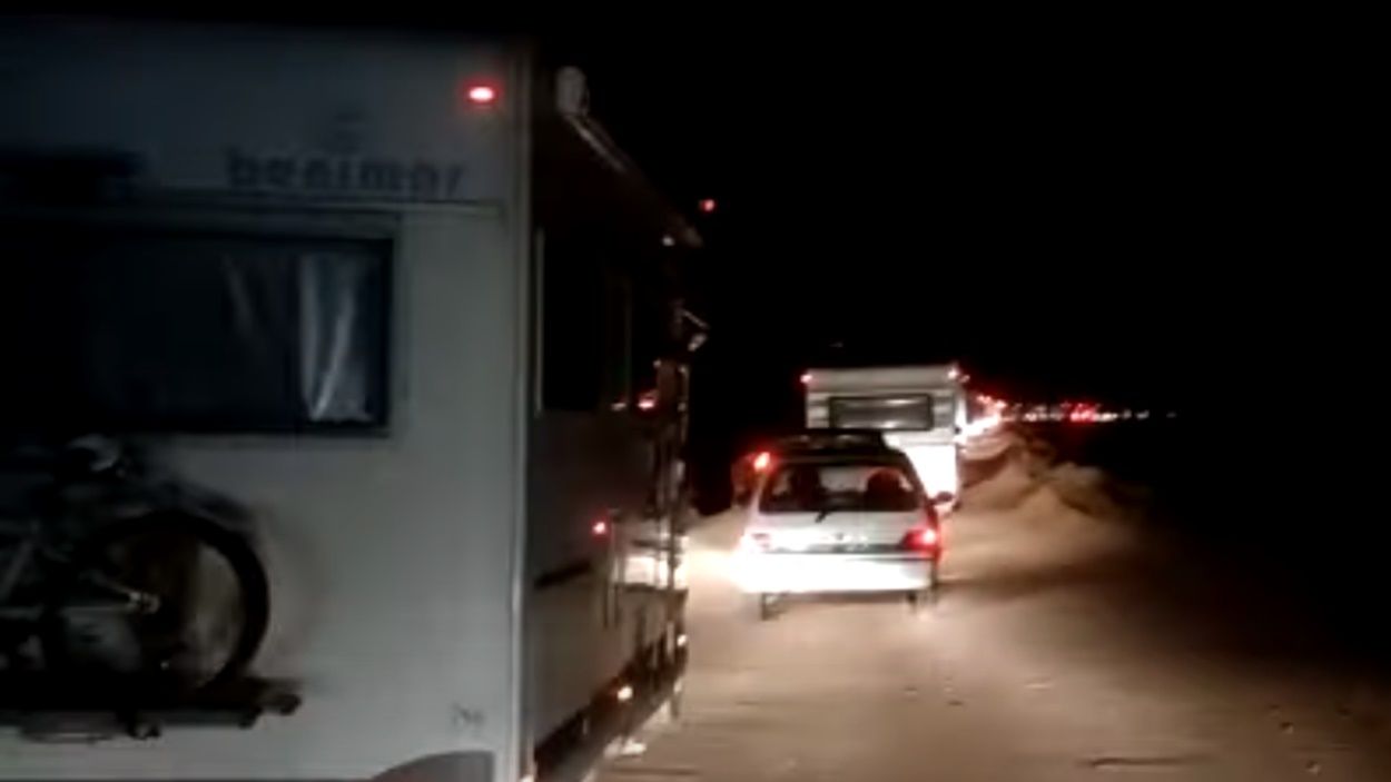 Desalojo de autocaravanas y vehículos en Papagayo