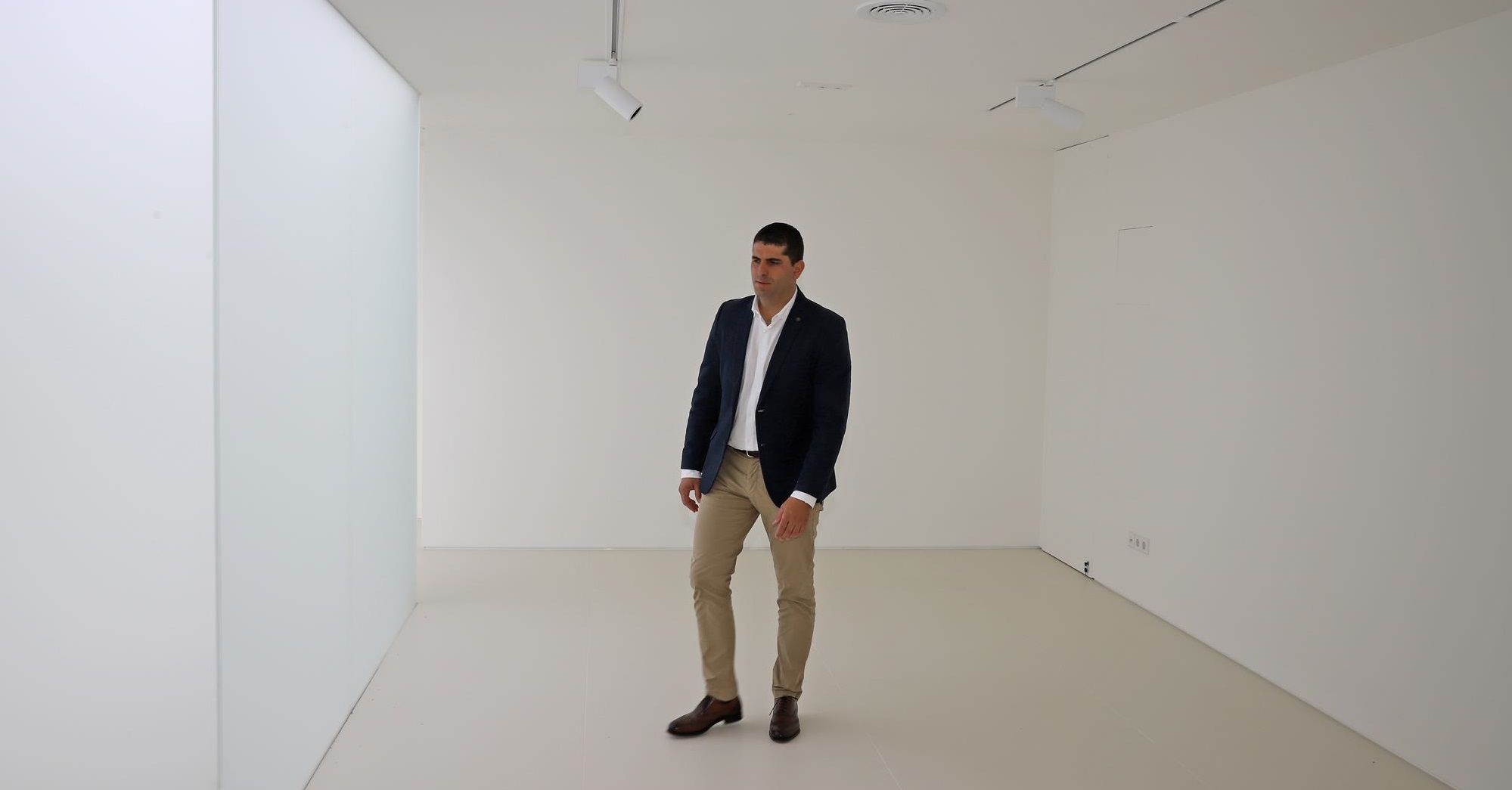 El consejero de los Centros Turísticos, en el espacio de la Casa de los Volcanes