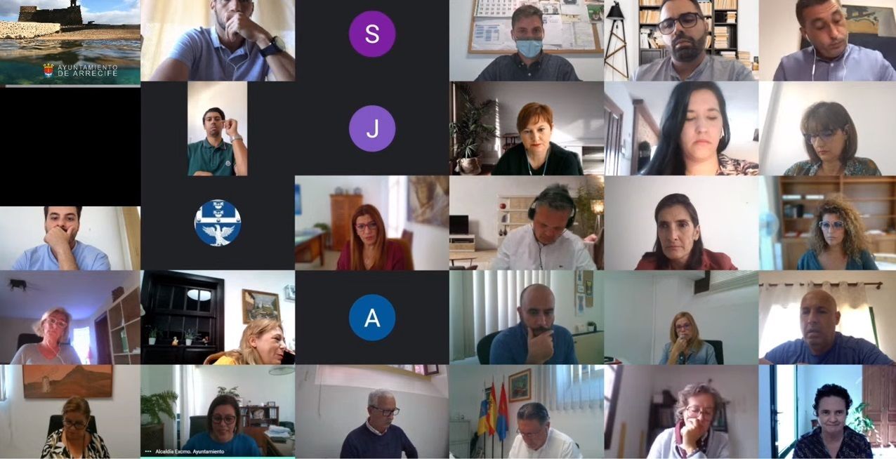 Pleno telemático del Ayuntamiento de Arrecife para aprobar los presupuestos