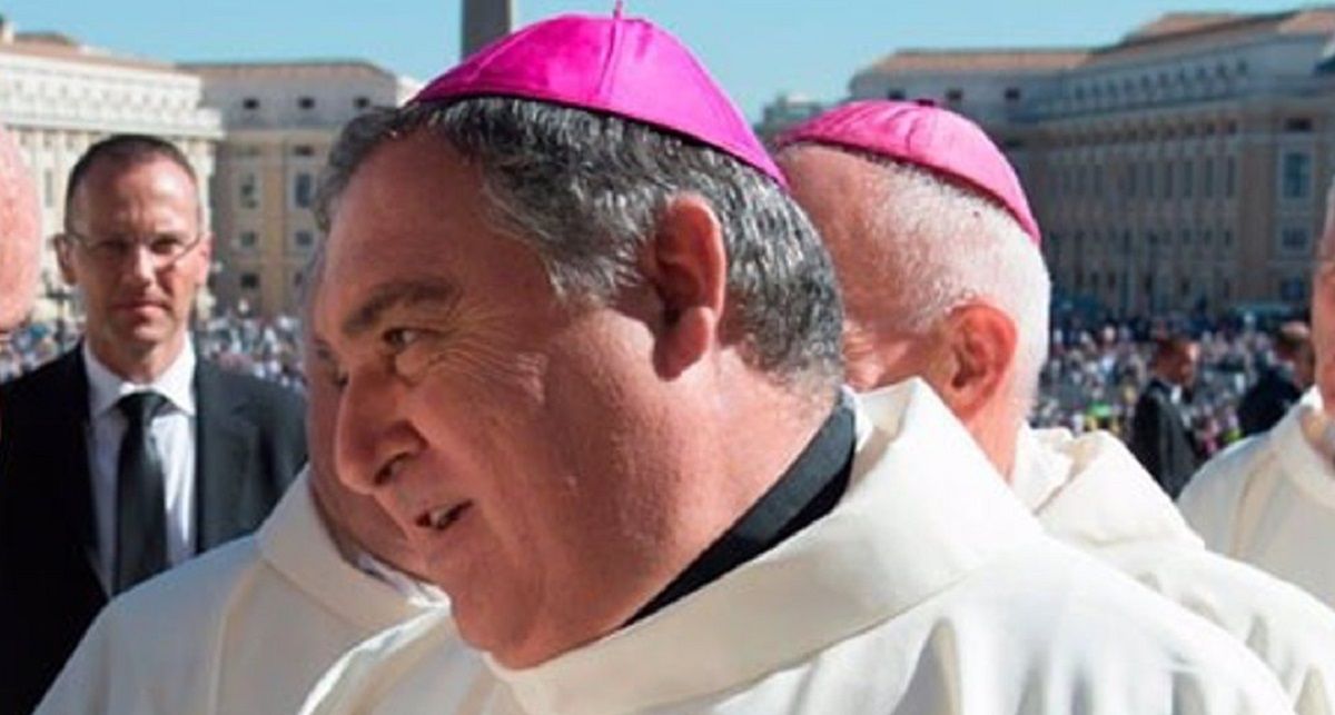 El obispo de Canarias, José Mazuelos