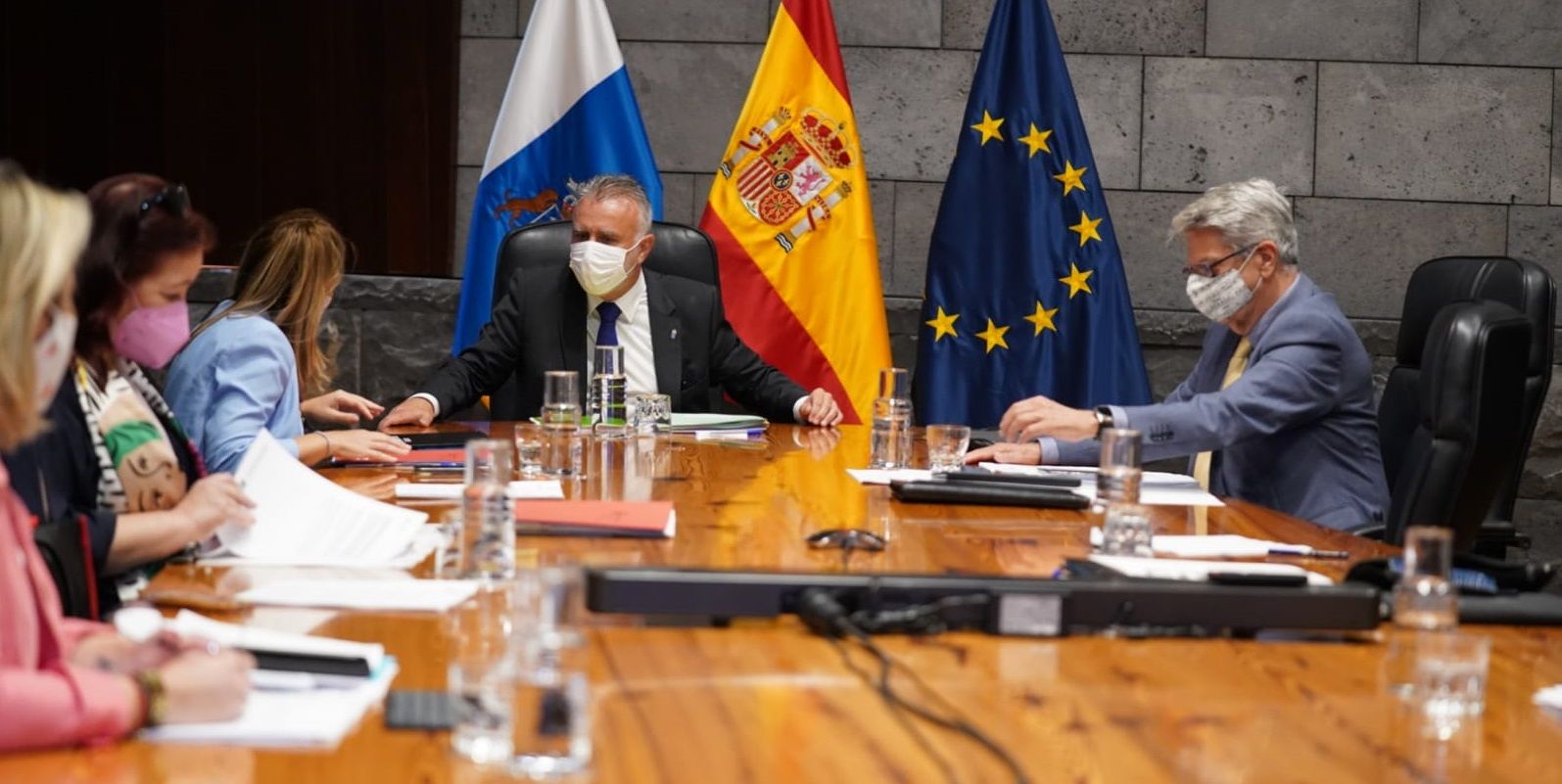 Reunión del Consejo de Gobierno de Canarias