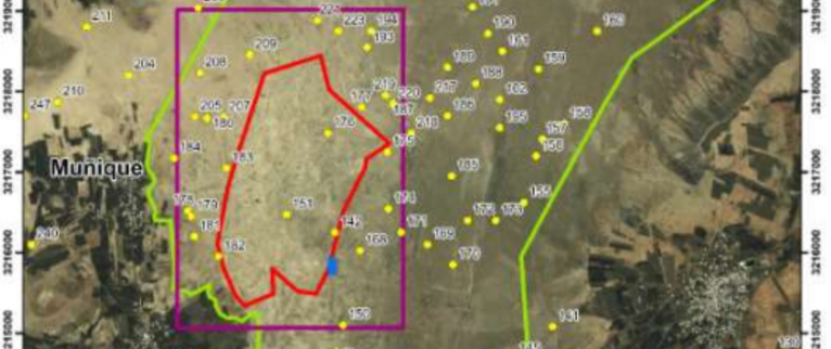 imagen de la zona afectada con el limite de la zona zepa y dentro el area de extraccion de aridos 1 766x440