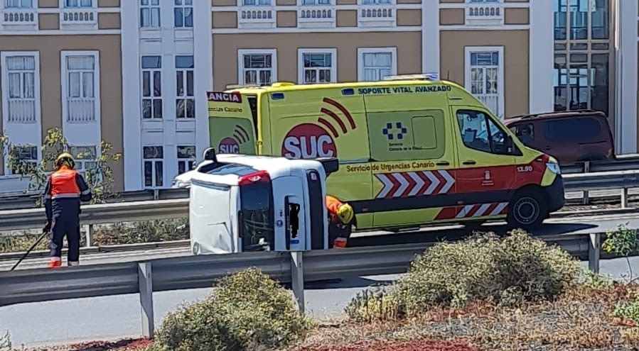 Vuelco en Arrecife