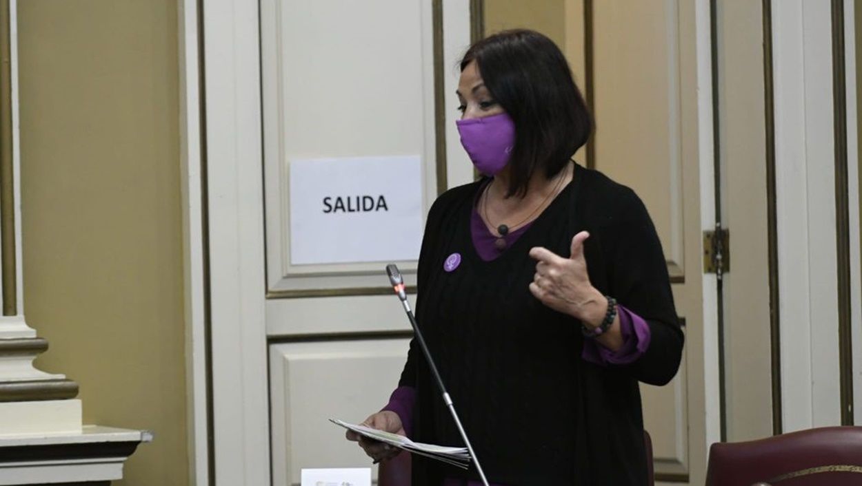 La diputada de Si Podemos, María del Río