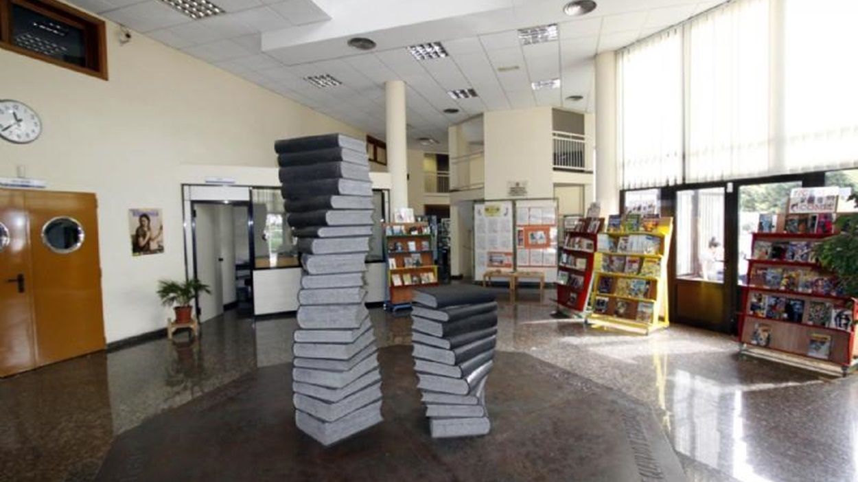 Interior de la Biblioteca Insular de Lanzarote