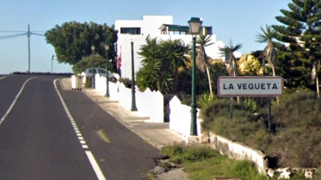 Entrada al pueblo de La Vegueta