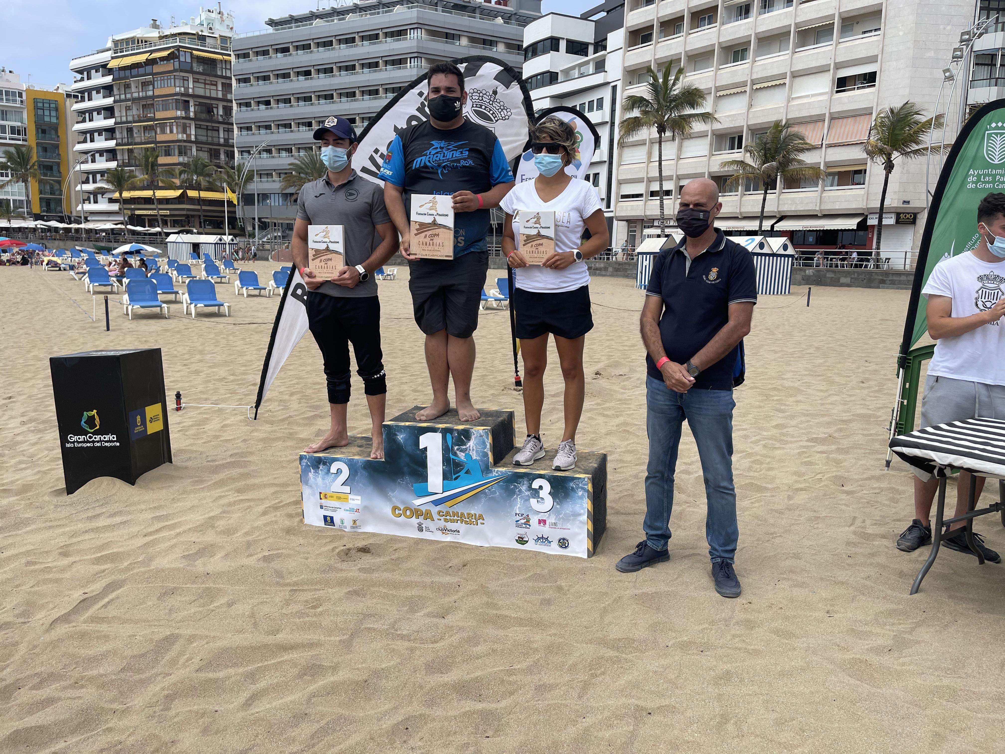 Los Marlines, campeón  de la I Copa de Canarias de Kayak de mar