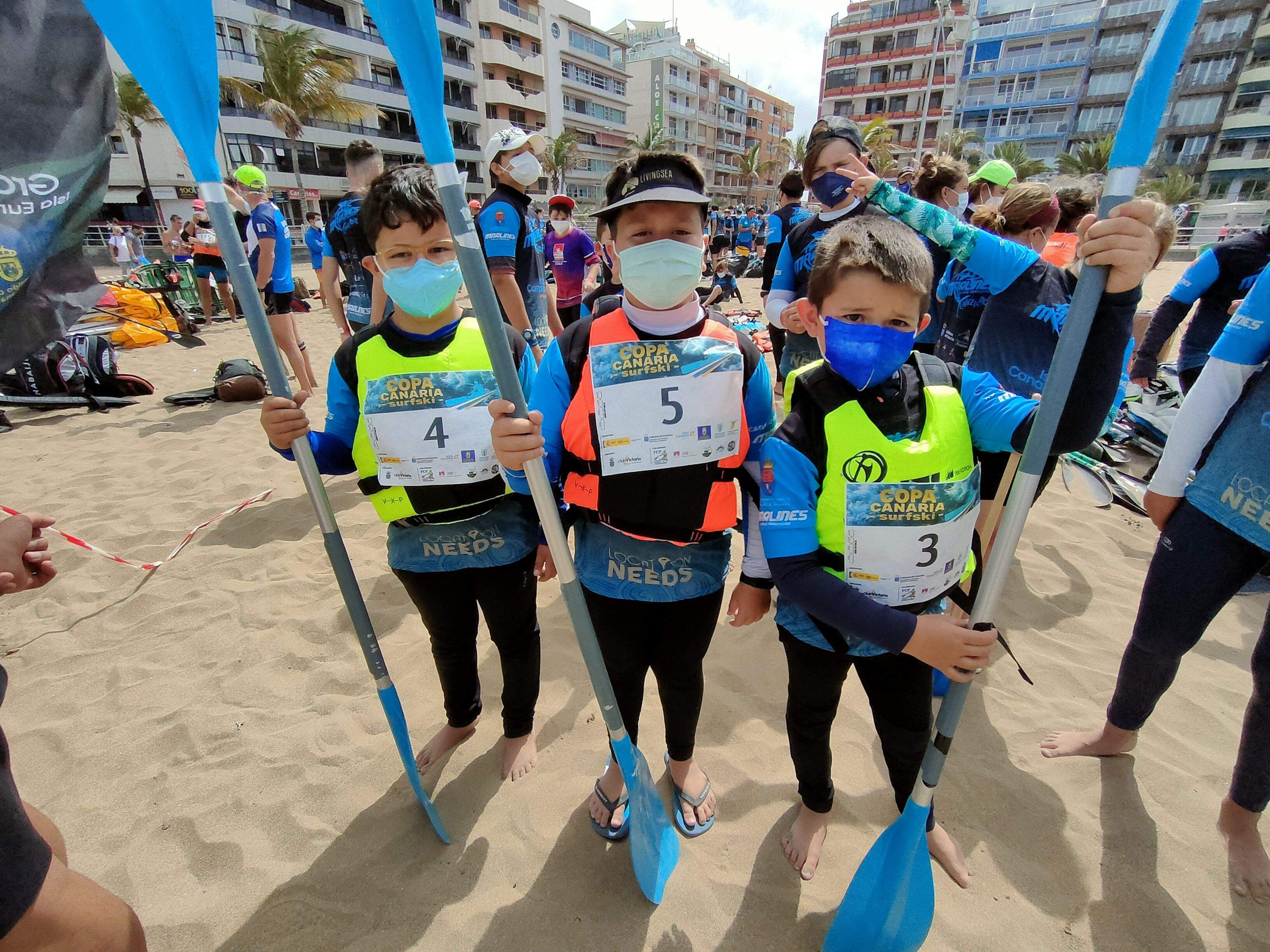 Los Marlines, campeón  de la I Copa de Canarias de Kayak de mar 