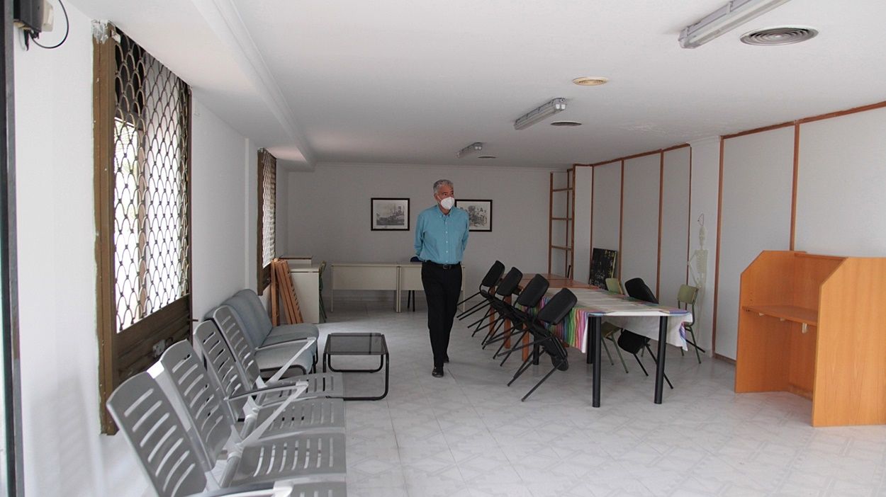 Visita a las obras de acondicionamiento del centro sociocultural Los Lirios