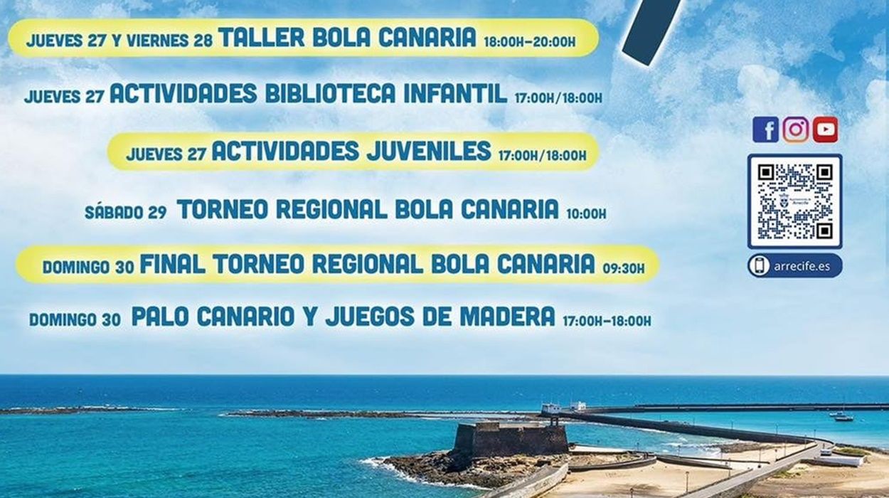 Imagen del cartel del Día de Canarias del Ayuntamiento de Arrecife