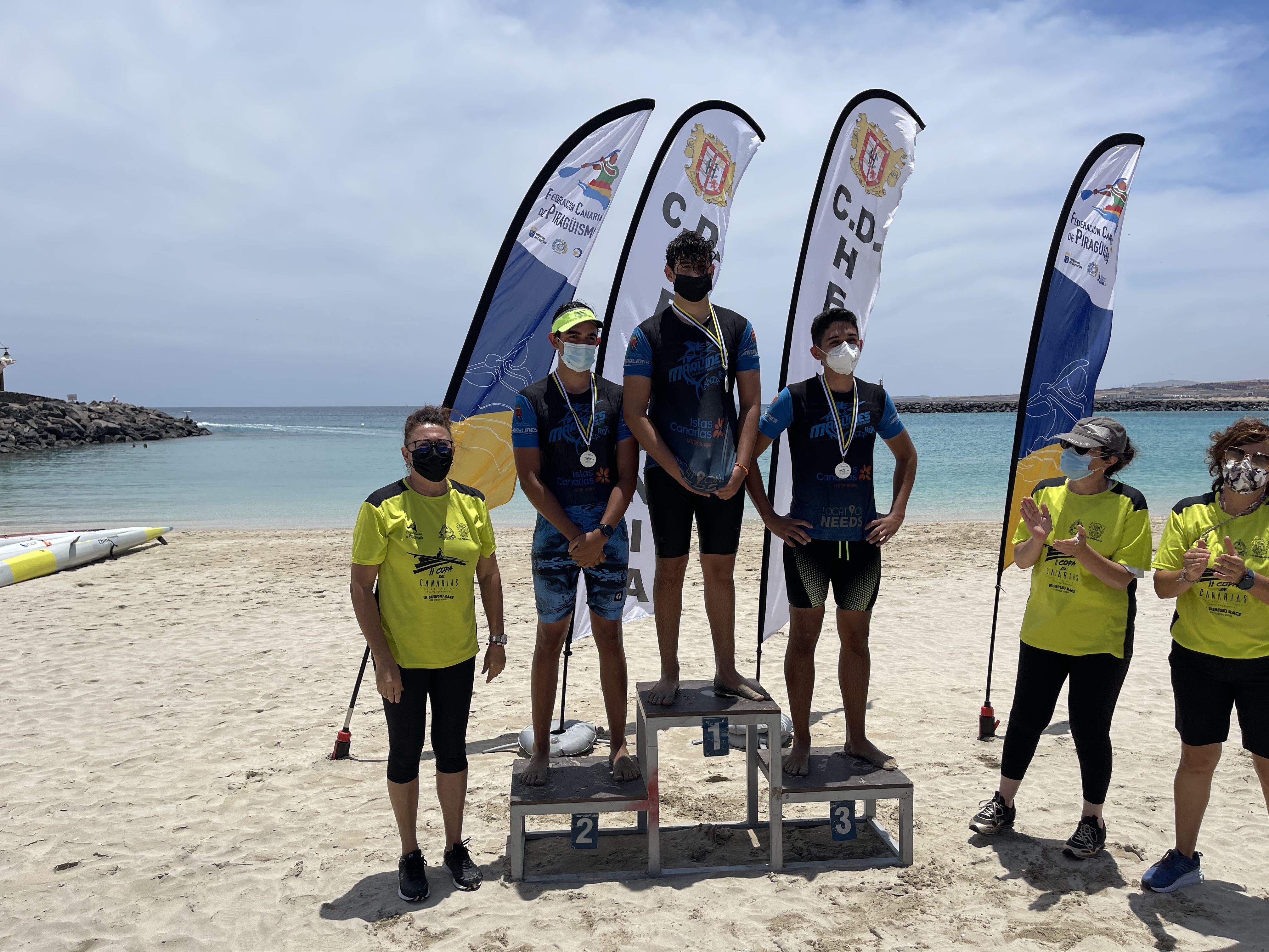 Los Marlines arrasan en la II Copa de Canarias de Kayak de mar