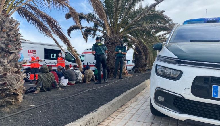 LLega una tercera patera a Lanzarote LLega una tercera patera a Lanzarote