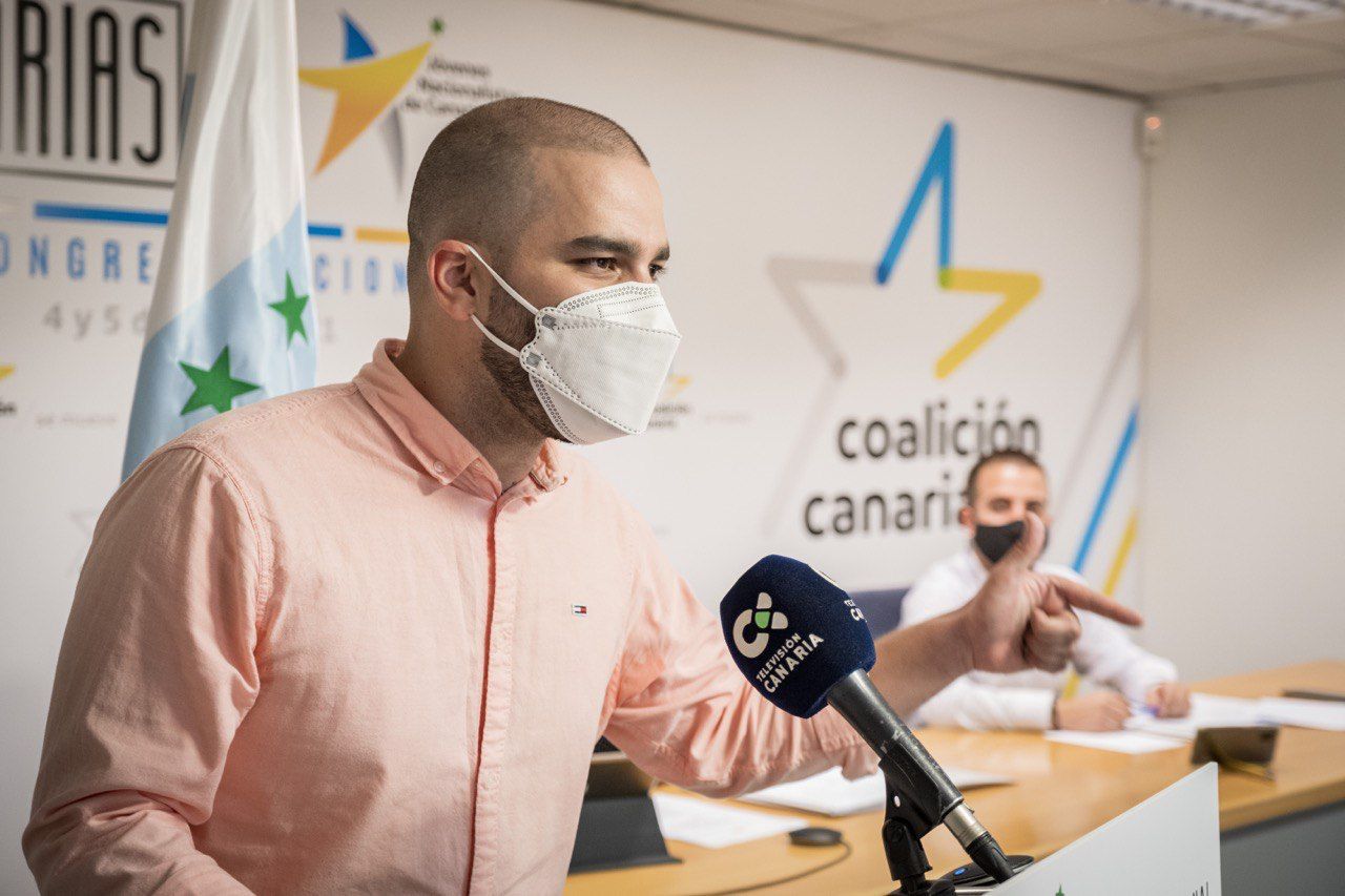 Jesús MAchín, nuevo secretario general de los Jóvenes de CC de Canarias