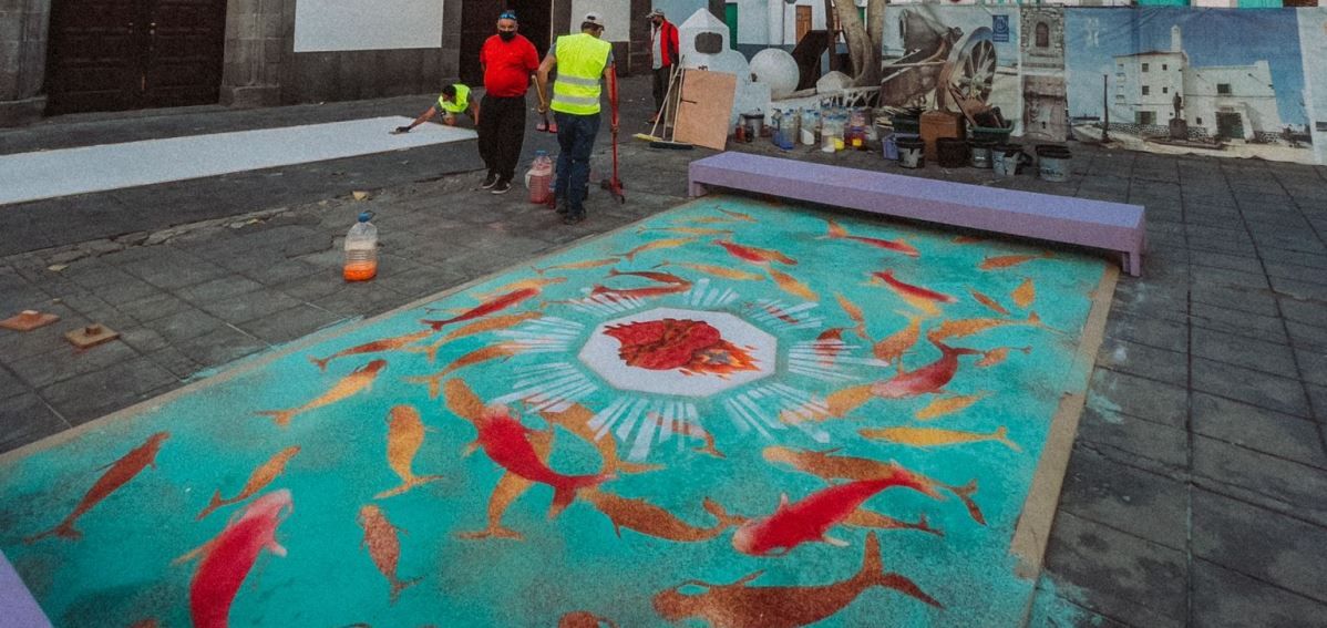 Alfombras de sal en Arrecife