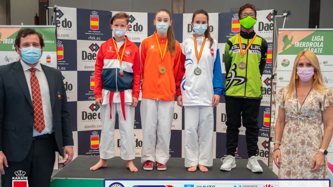 El club de Karate Poiarrecife consigue una plata y un bronce en la liga nacional de 2021