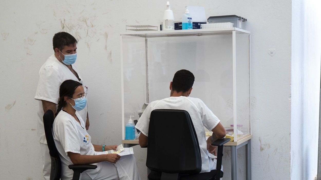 The Covid team of Lanzarote, working