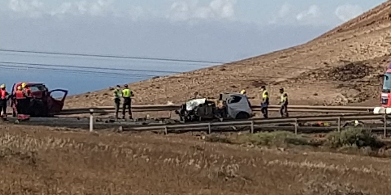 Accidente mortal en la carretera de Tinajo