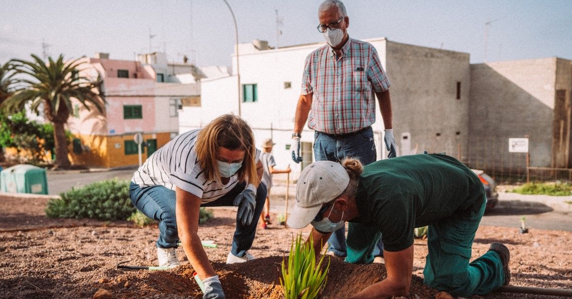 Más de 500 escolares de Arrecife participan en la campaña de sensibilización de zonas verdes