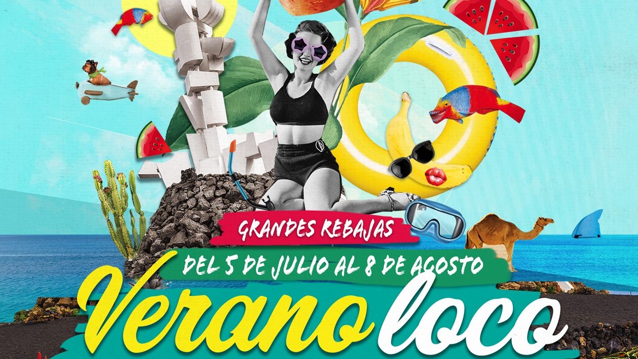 Imagen del cartel de la campaña 'Verano Loco' de San Bartolomé