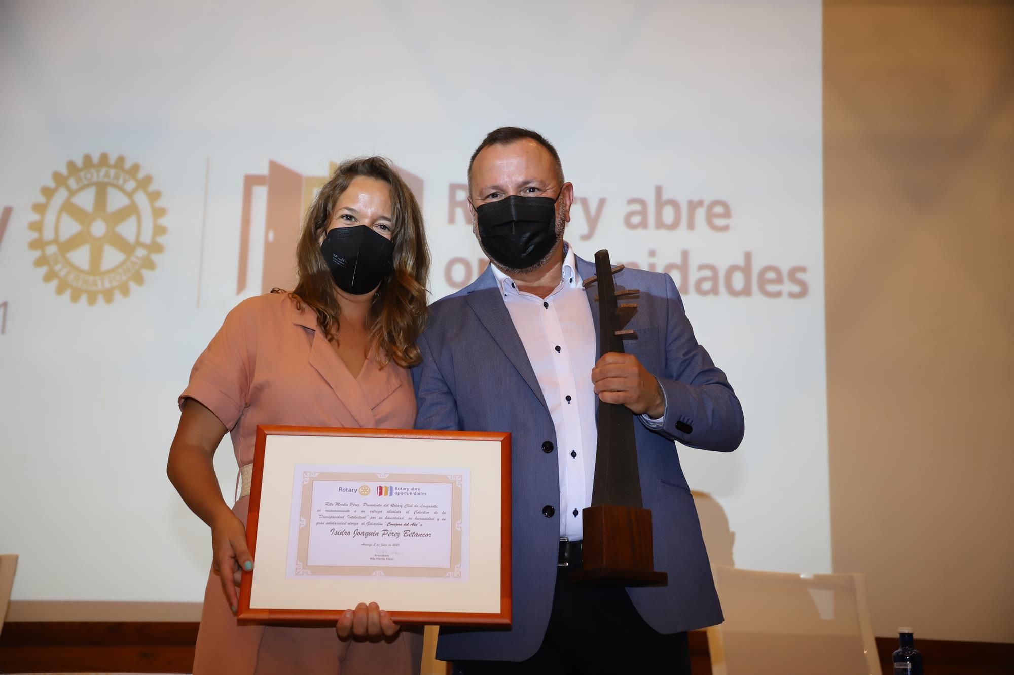 Quino Pérez elegido Conejero del Año por Rotary Club 