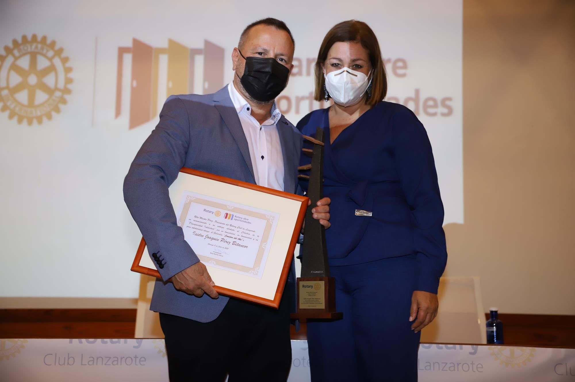 Quino Pérez elegido Conejero del Año por Rotary Club 
