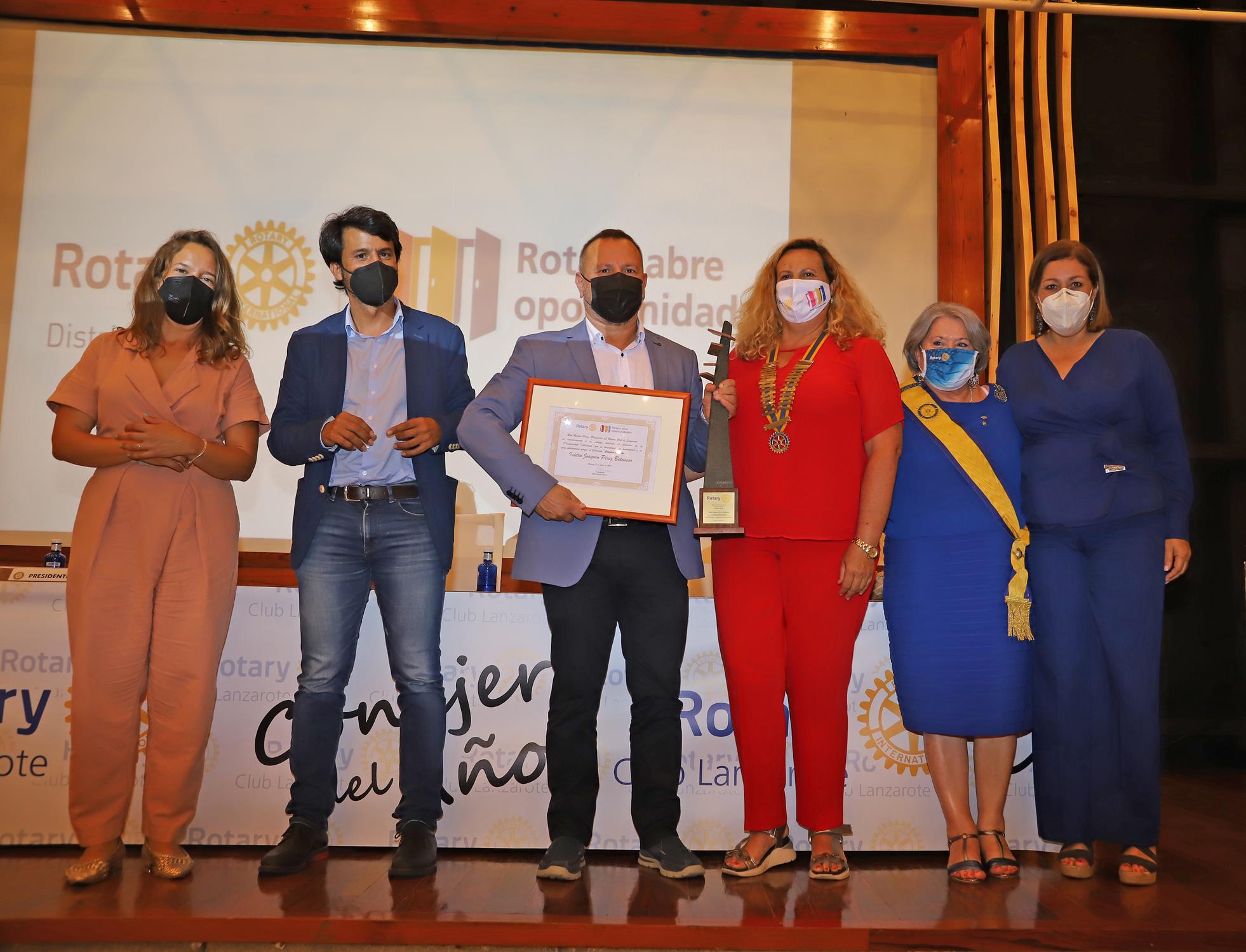 Quino Pérez elegido Conejero del Año por Rotary Club 