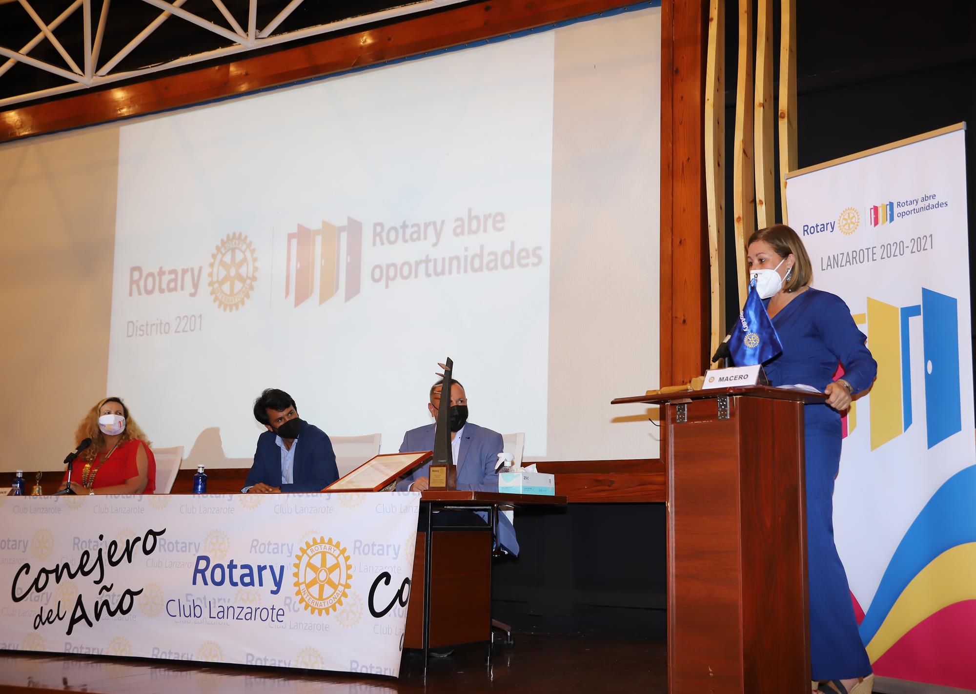 Quino Pérez elegido Conejero del Año por Rotary Club 