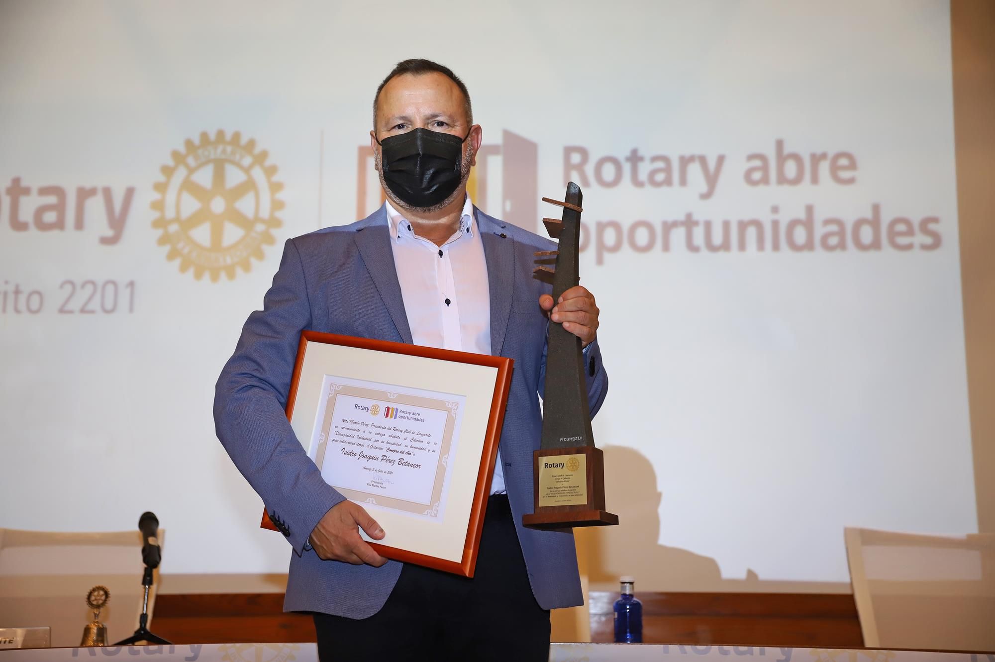 Quino Pérez elegido Conejero del Año por Rotary Club 
