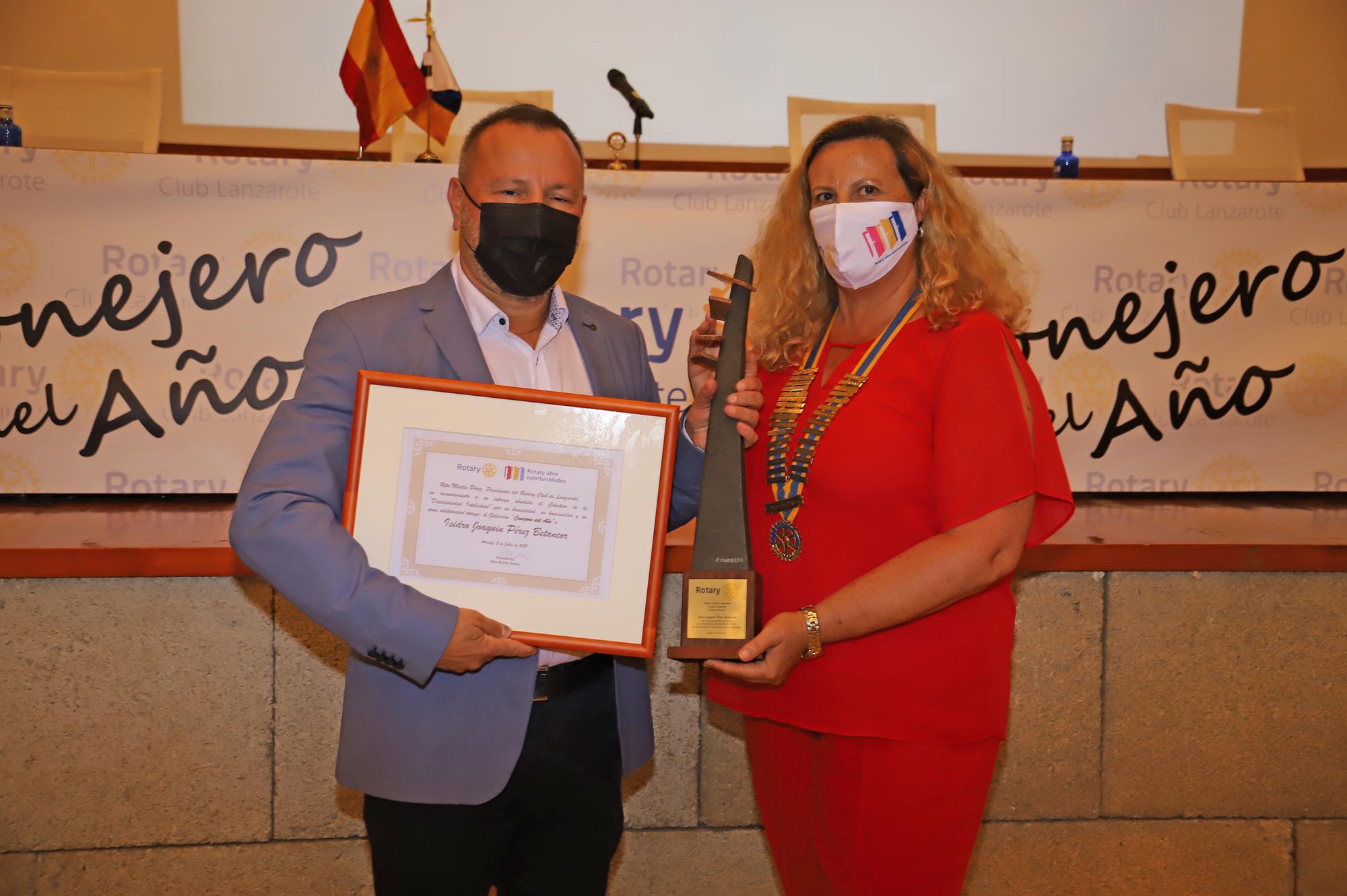 Quino Pérez elegido Conejero del Año por Rotary Club 