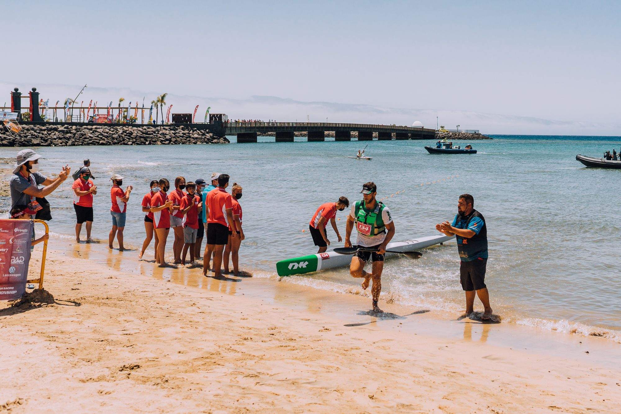 Nicolas Notten y Michele Burn se proclamaron ganadores de la ICF Canoe Ocean Racing World Championship