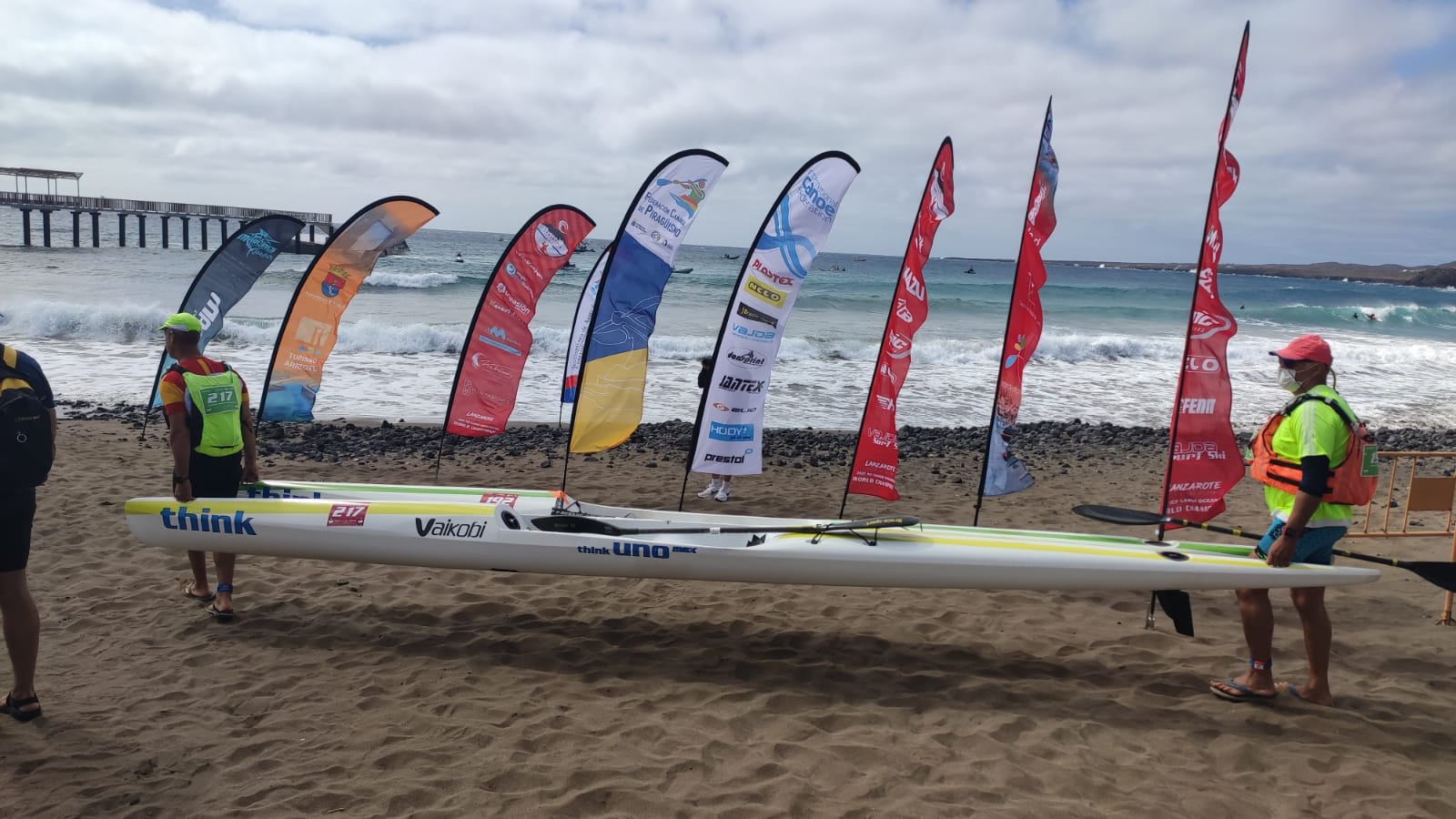Nicolas Notten y Michele Burn se proclamaron ganadores de la ICF Canoe Ocean Racing World Championship