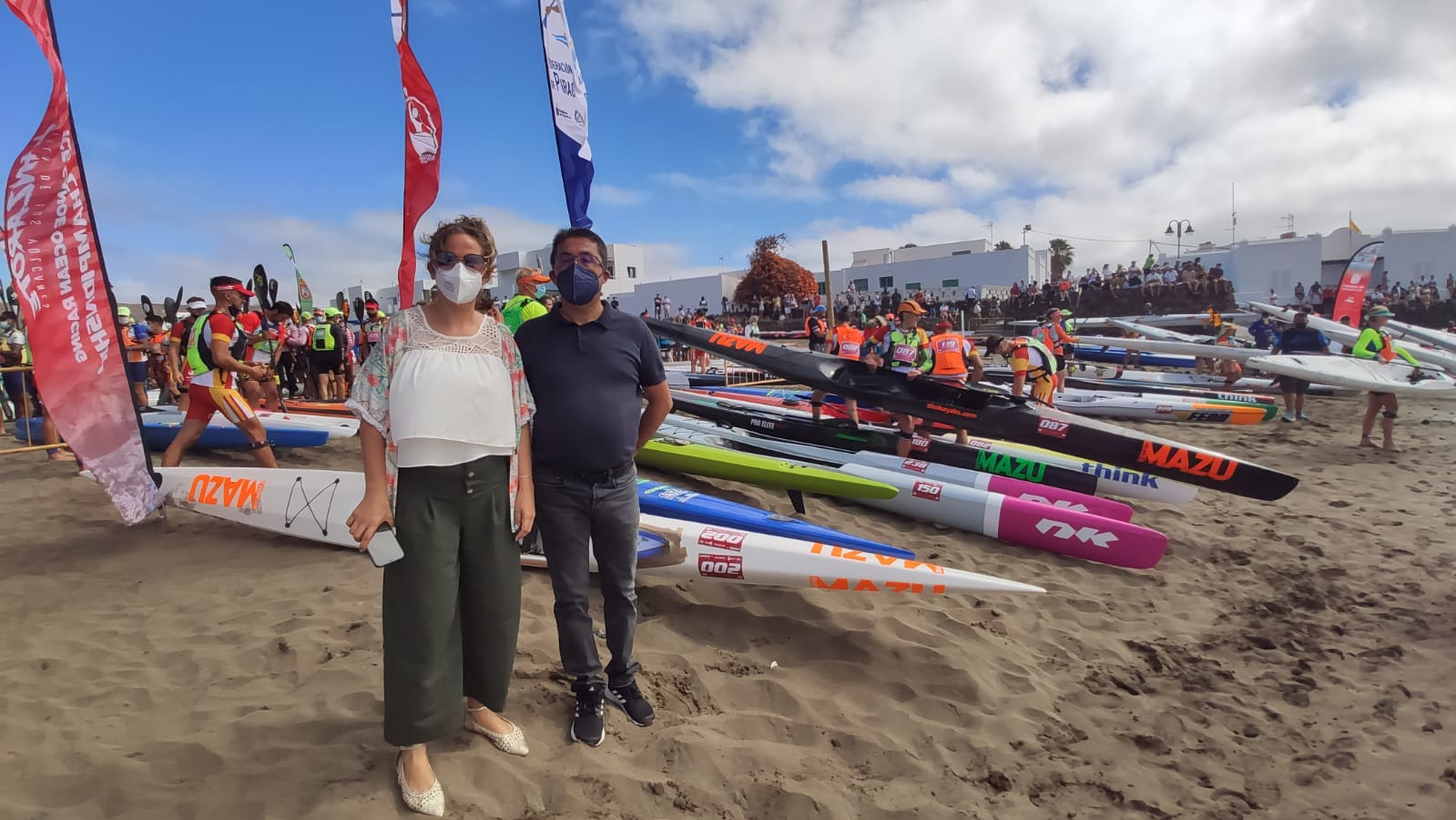 Nicolas Notten y Michele Burn se proclamaron ganadores de la ICF Canoe Ocean Racing World Championship