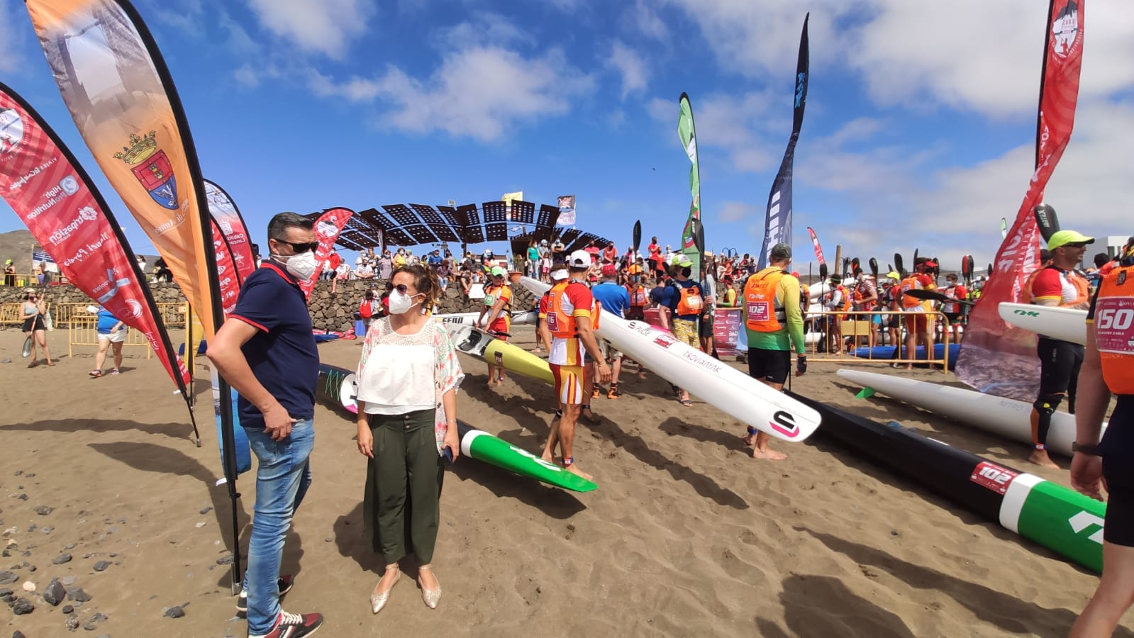 Nicolas Notten y Michele Burn se proclamaron ganadores de la ICF Canoe Ocean Racing World Championship