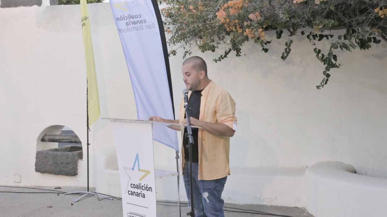 Eduardo Díaz, secretario del Comité Local de CC en San Bartolomé