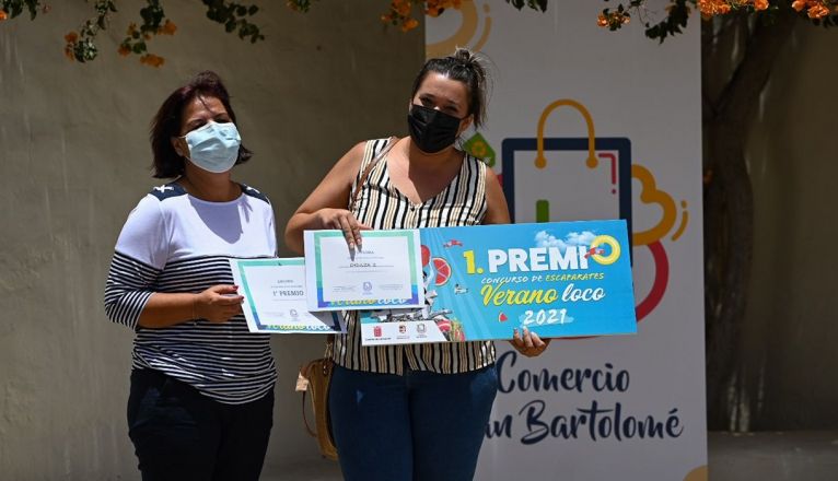 Primer premio del XI Concurso de Escaparatismo de Verano de San Bartolomé
