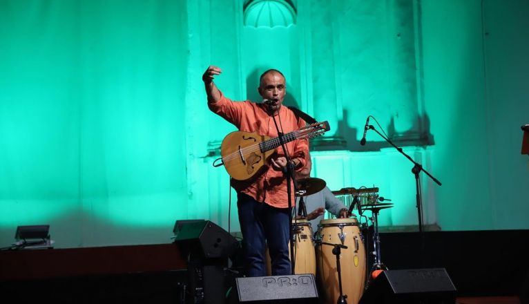 Actuación de Yeray Rodríguez en Teguise